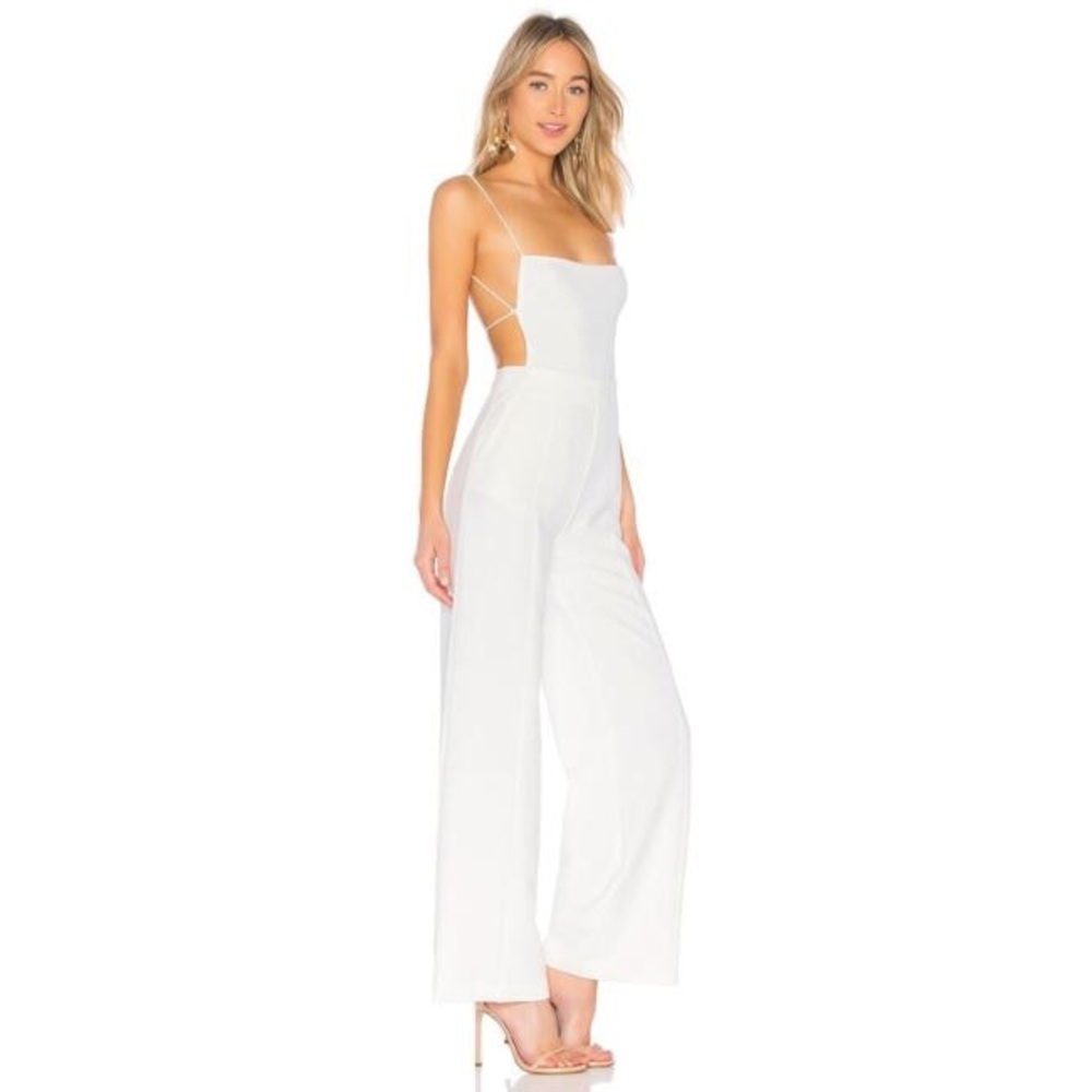 NBD Prosecco Jumpsuit in Ivory - Picture 2 of 3